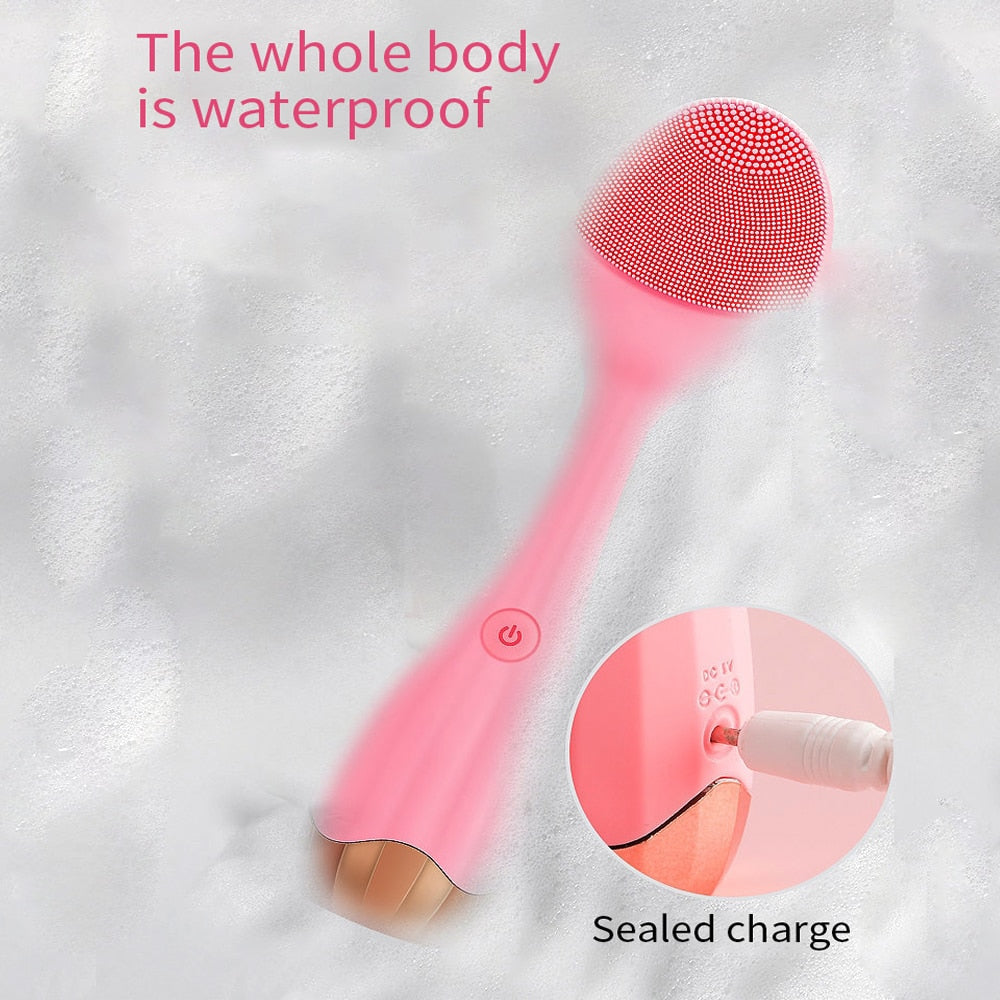 Electric Facial Cleansing Brush – Sonic Face Brush for Deep Makeup Removal