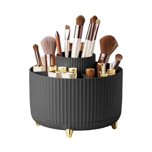 360 Rotating Makeup Desktop Cosmetic Storage Box Organizer Large - Sally Makeup Accessories