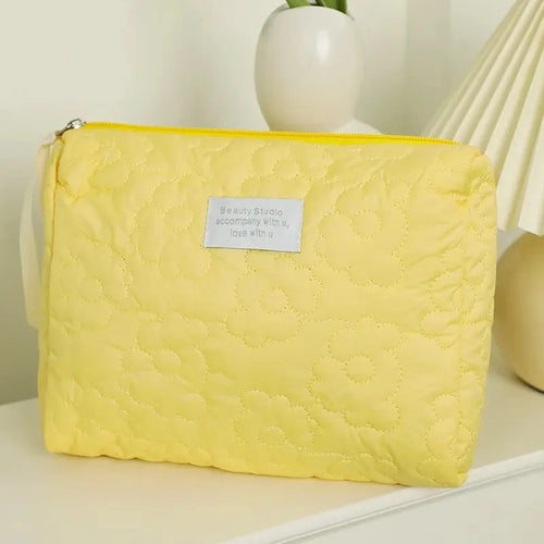 Embroidery Large-Capacity Cosmetic Bag Waterproof Portable Storage Bag - Sally Makeup Accessories