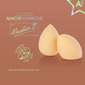 Almost Famous HQ Makeup Blender 2-Pack - Nude - Sally Makeup Accessories