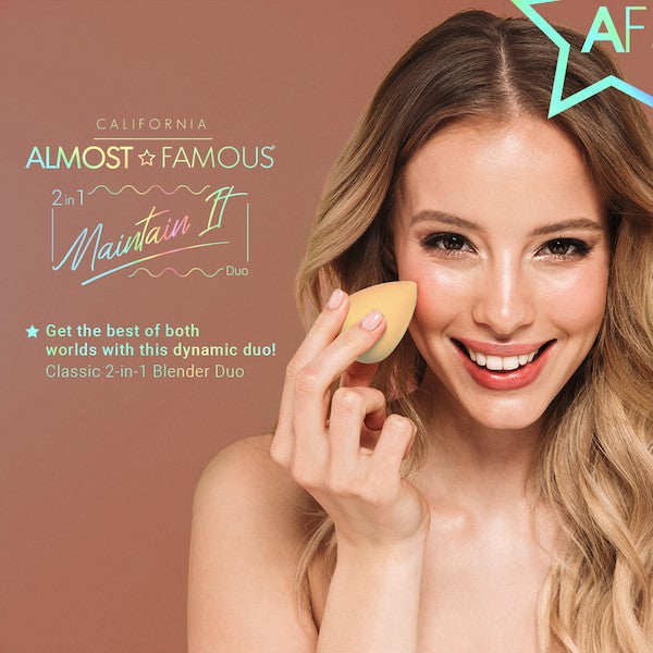Almost Famous HQ Makeup Blender 2-Pack - Nude - Sally Makeup Accessories