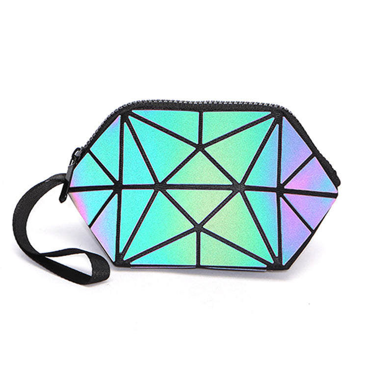 Lumination Holographic Makeup Bag | Stylish Travel Cosmetic Organizer - Sally Makeup Accessories 