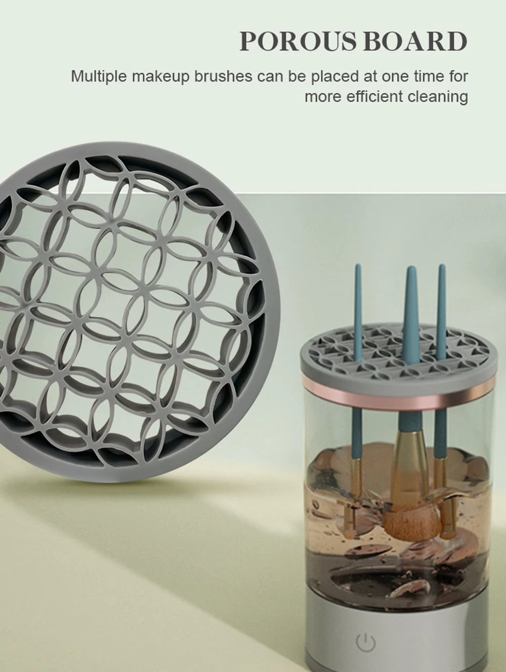 Automatic Brush Cleaner Electric Makeup Brush Cleaning Machine Fast - Sally Makeup Accessories 