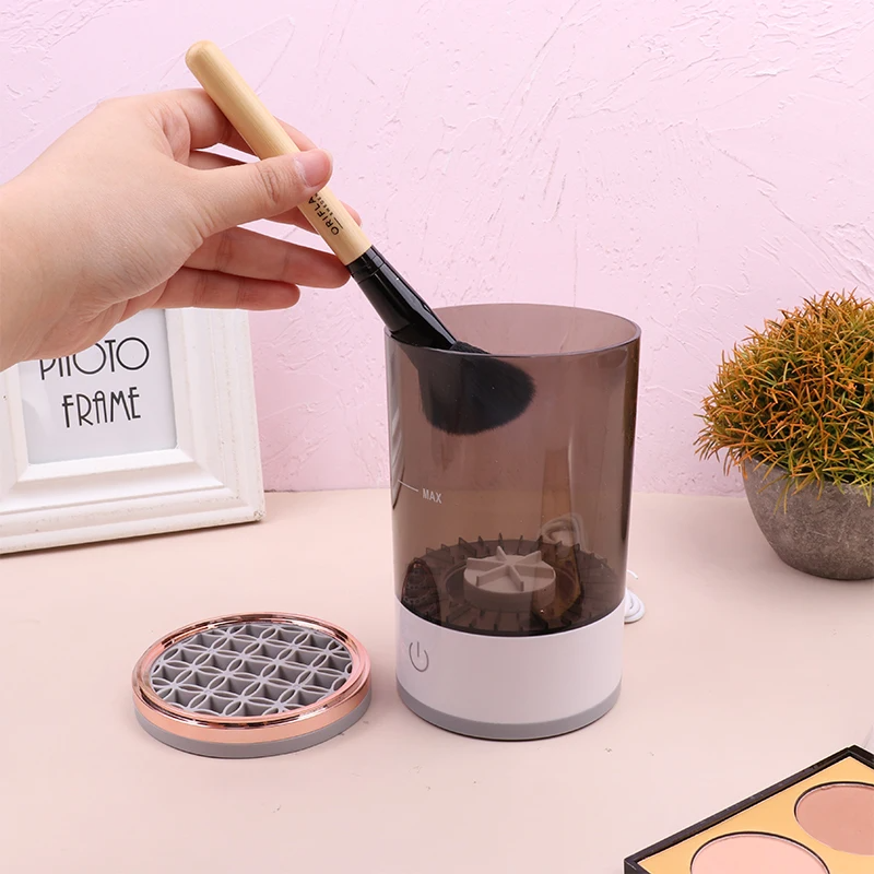 Automatic Brush Cleaner Electric Makeup Brush Cleaning Machine Fast - Sally Makeup Accessories 