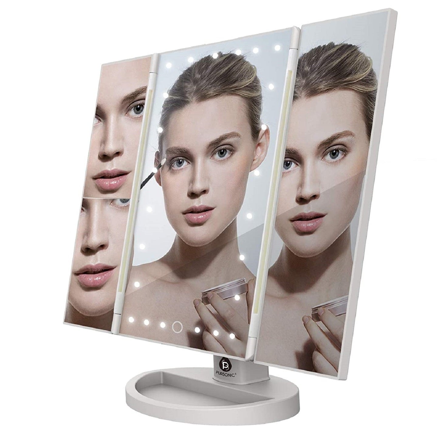 Tri-Fold Vanity Makeup Mirror - Sally Makeup Accessories 
