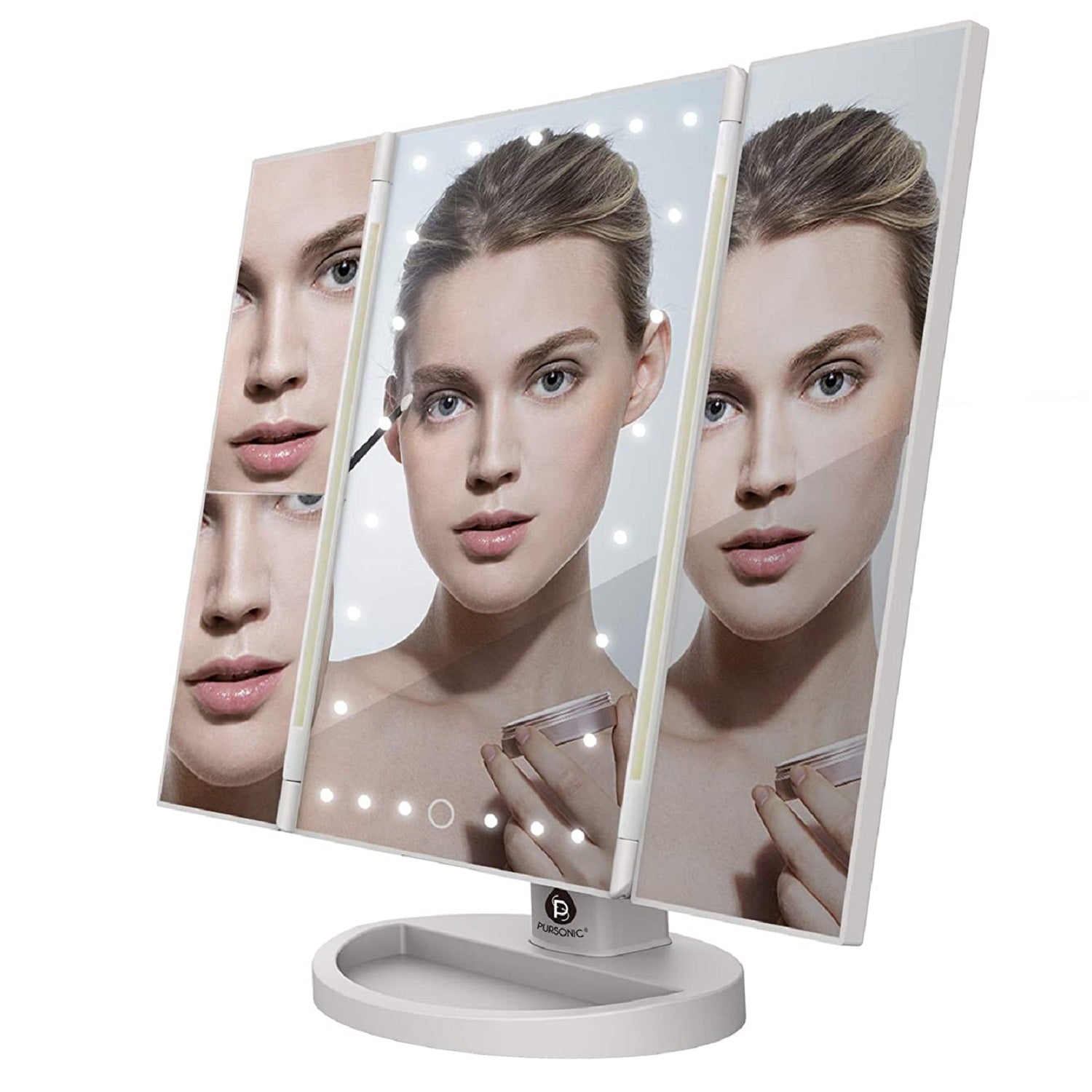 Tri-Fold Vanity Makeup Mirror - Sally Makeup Accessories 