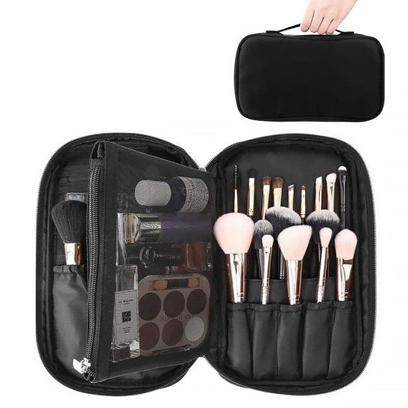Travel Makeup Bag – Professional Beauty Case & Toiletry Organizer - Sally Makeup Accessories 