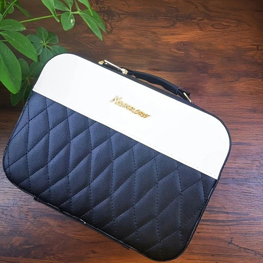 1pc Smart LED Cosmetic Case With Mirror Travel Makeup Bag Large - Sally Makeup Accessories 
