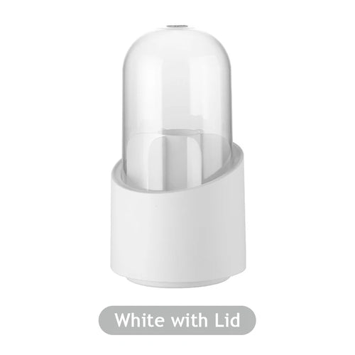 Rotating Makeup Brush Storage Box Portable Multifunction Dust Proof - Sally Makeup Accessories 