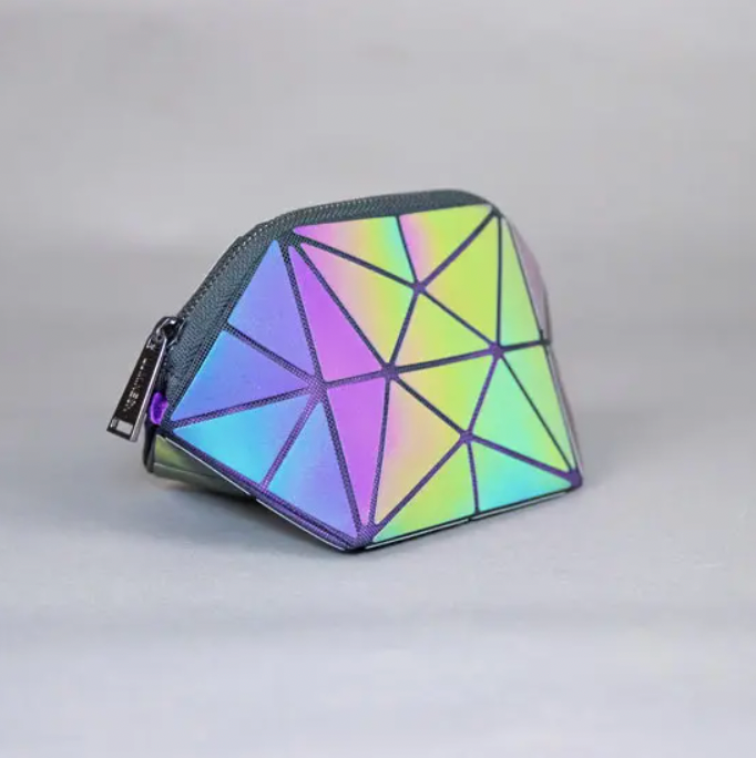 Lumination Holographic Makeup Bag | Stylish Travel Cosmetic Organizer - Sally Makeup Accessories 