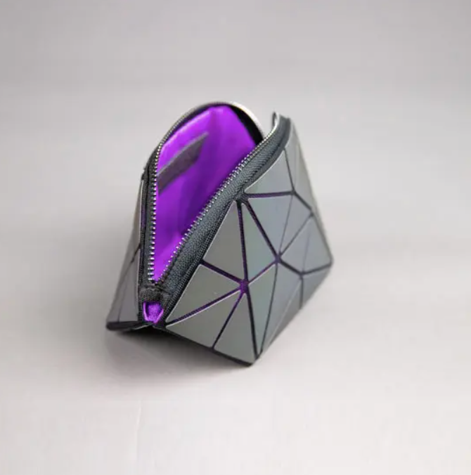 Lumination Holographic Makeup Bag | Stylish Travel Cosmetic Organizer - Sally Makeup Accessories 