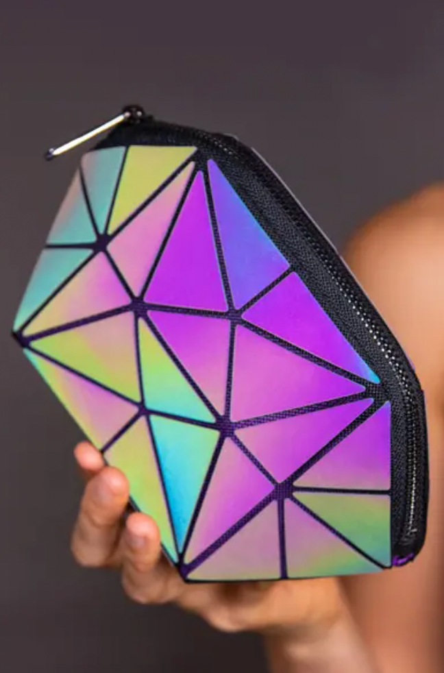 Lumination Holographic Makeup Bag | Stylish Travel Cosmetic Organizer - Sally Makeup Accessories 