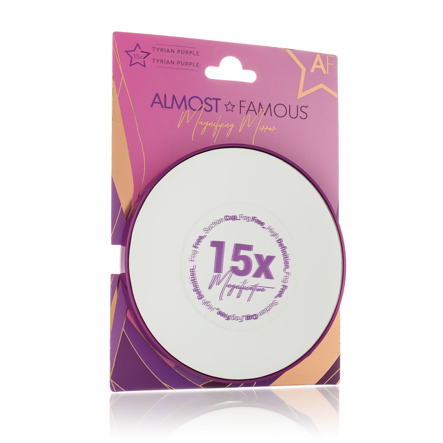 Almost Famous 15x Mirrors w/ suction cup backing and vibrant colorways - Sally Makeup Accessories 