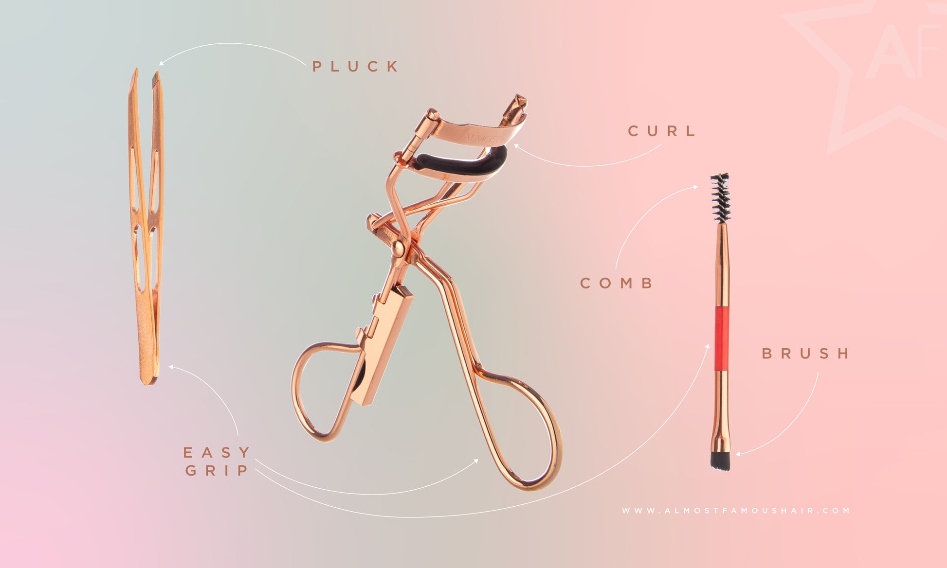Rose Gold "Lash Lifter" All-Inclusive Kit - Sally Makeup Accessories 